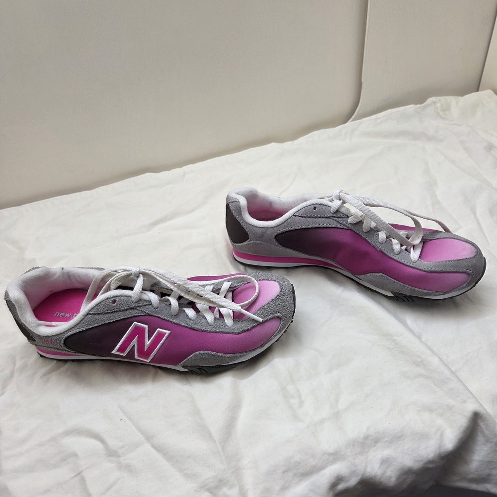 New Balance Pink and Gray Sneakers